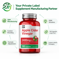 Complément alimentaire à marque privée OEM, capsules de vinaigre de cidre de pomme, capsules ACV, complément de santé