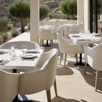 Meubles de restaurant commerciaux, ensemble de tables et de chaises de salle à manger, conception française, cuisine occidentale, organisation de traiteur, banquet de mariage, OEM ODM