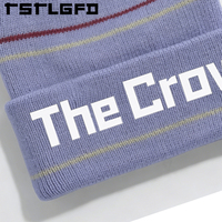 Gorros de Punto Personalizados con Logotipo, Gorro de Invierno a Rayas de Dos Tonos, Tejido Suave, con Borde Reforzado, Venta al Por Mayor, Fabricante