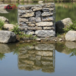 Rouleau de treillis métallique hexagonal tissé pour gabions, galvanisé et revêtu de PVC, pliable pour la construction et la protection - Product Image 3