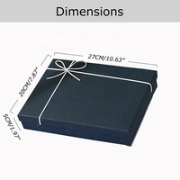 Boîte cadeau vide Yihe avec couvercle supérieur et inférieur, boîte cadeau, boîte à dragées, boîte cadeau haut de gamme