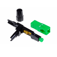 DK-FIBER OEM ODM SC-APC/UPC Singlemode Fiber Optic Mechanical Quick Connector Adapter for FTTH Use with 1 Year Warranty