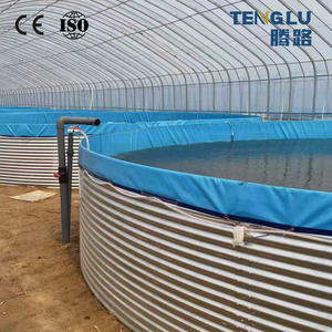 Bassin pliable en acier galvanisé pour l'aquaculture, l'élevage marin côtier et les applications d'écloserie de jeunes poissons - Product Image 3