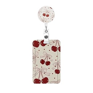 Student <b>ID</b> card/meal card protective cover, ABS retractable <b>ID</b> card, vertical design, double-sided UV printing, embossed gloss, - Product Image 5