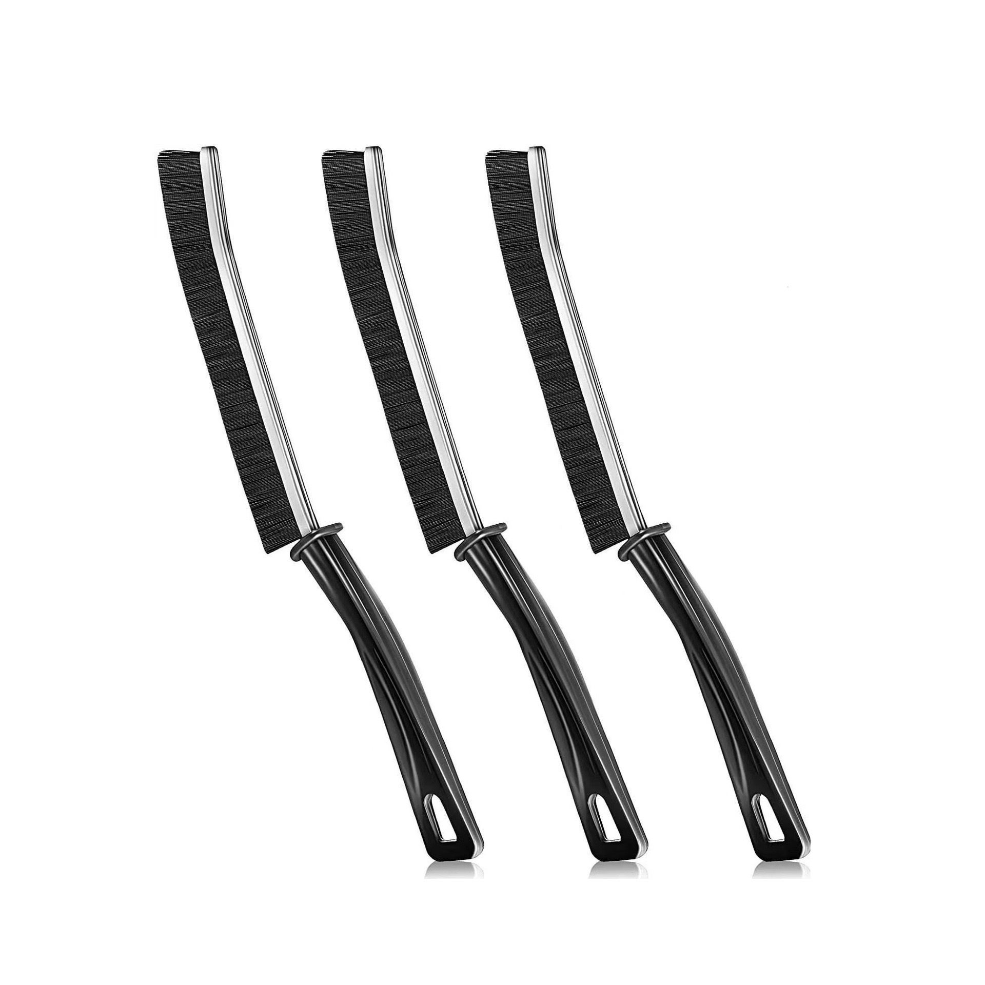 Brosse en alliage noir [sac OPP] 3 pièces