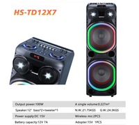Altavoz de Karaoke Kalonka Bass, Altavoces de Escenario para DJ, Altavoz de Karaoke Dual de 12 Pulgadas con Micrófono y Bluetooth