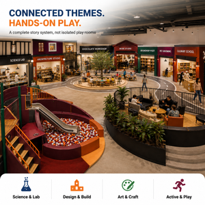 Équipements de Centre de Divertissement Familial Science <span class=keywords><strong>Architecture</strong></span>, Stations d'Apprentissage Interactives Chocolate Music Street - Product Image 3