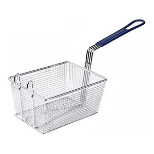 French Chip Frying Serving Food Presentation Strainer <b>Net</b> Potato Cooking Tool Stainless Steel Deep Frying Basket - Product Image 1