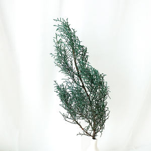 永遠の鹿ホーンアントラーズ松干し花クリスマスバレンタインデーリースペンダントブーケ長続きDIYデコレーション - Product Image 3