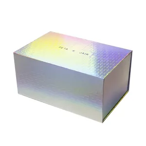 Foldable paper nail polish gift boxes colorful cardboard false nails package luxury press on nails packaging box custom