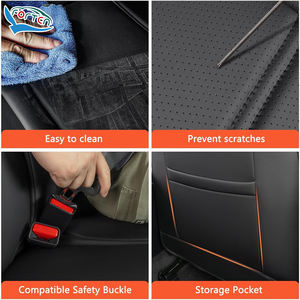 Meilleurs housses de siège de voiture pour Toyota Tacoma 4ème génération, housses de siège de voiture en cuir, ensemble complet, accessoires intérieurs de voiture personnalisés, pièces Taco 2024+ - Product Image 6