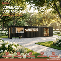 Conteneur sur roues extérieur 19 pieds pour bar, restaurant, semi-remorque de restauration, camion-restaurant, café
