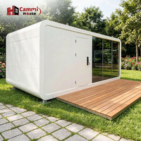 Maisons capsules en acier modernes et contemporaines Cammi House - Espaces de vie miniatures portables et écologiques pour chambre, salle de bain, salle de sport