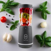 Mixeur à main électrique, mini, portable, multifonctionnel, en plastique de qualité alimentaire, mixeur domestique 200W, garantie 1 an