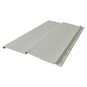 Amerikaanse Lap Melk Wit Vinyl Gevelbeplating L11001 100% Waterdichte Pvc Wall Panel Voor Buitenmuur Gevelbeplating