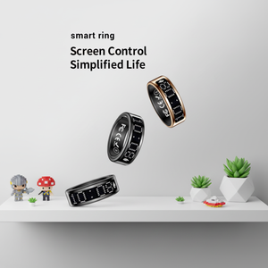 Anillo Inteligente SR16 de Acero Inoxidable con Pantalla, Contador de Pasos, Compartimento de Carga, Control de Gestos y Monitoreo de Calidad del Sueño - Product Image 4