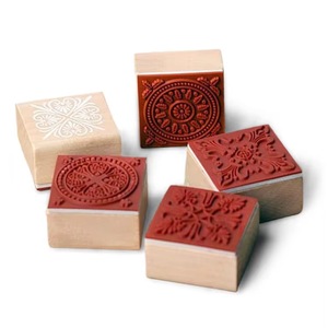 Gỗ Henna Stamp Set với cao su blocks-tùy chỉnh hình dạng f.s.c & s.g.s chứng nhận OEM/ODM chấp nhận - Product Image 4