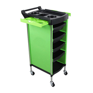Carrito de Peluquería Profesional, Original del Fabricante, Negro, con Almacenamiento de PP, para Estilistas y Barberos - Product Image 3