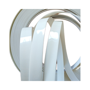 เทปขอบ PVC สีขาวทนความร้อน ตัดด้วยเลเซอร์ ติดตั้งง่ายด้วยกาวในตัว กันน้ำ วัสดุตกแต่งเฟอร์นิเจอร์สำหรับตู้ครัว - Product Image 1