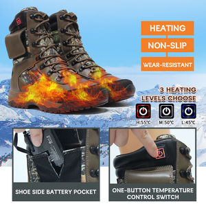 <span class=keywords><strong>Bottes</strong></span> chauffantes rechargeables pour hommes, chaussures chauffantes électriques pour la marche en plein air en hiver, <span class=keywords><strong>bottes</strong></span> de <span class=keywords><strong>chasse</strong></span> chauffantes - Product Image 3