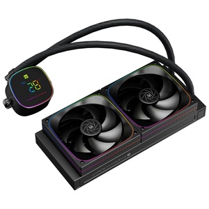 NOUVEAU pour Frozen Horizon 240 - Refroidisseur liquide pour processeur AIO numérique ARGB noir avec roulement à billes en cuivre et ventilateur PWM en aluminium pour le gaming - Product Image 2
