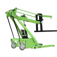 Camion à flèche pliable à poussée manuelle, petite grue à pince olécranon de type fourche en vente