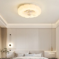 Lampu Kipas Angin Plafon Nordic Bubble Modern Minimalis Bentuk Awan untuk Kamar Tidur, Ruang Tamu, dan Kamar Anak