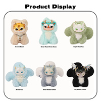 Boîte Mystère en Peluche Montagnes et Mers Fantastiques – Figurine Mignonne de Créature Mythique en Peluche, Figurine de Collection, Jouets Boîte Mystère