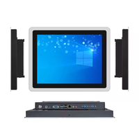 Mini PC Industrial sin Ventilador de 10 Pulgadas J1900 con Pantalla Táctil I3/I5, Tablet PC con Windows 10/7/Linux, 8GB RAM, 256GB SSD, en Stock