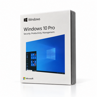 Windows 10 Professionnel en Boîte avec Clé USB et Clé d'Activation, Activation Mondiale en Anglais, Garantie de 6 Mois
