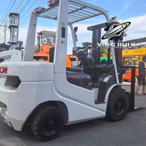 Chariot élévateur TCM FD25T3 25 tonnes d'occasion, chariot élévateur japonais 25 tonnes, moteur Isuzu 6BG1, machine d'occasion, chariot élévateur à essence, 3000 mm, 25000 kg - Product Image 6