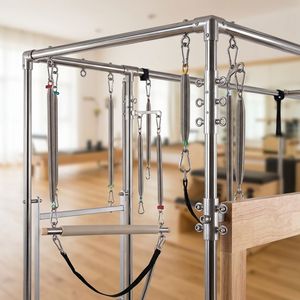 Ensemble d'équipements <span class=keywords><strong>de</strong></span> fitness Pilates 5 pièces | Entraîneur <span class=keywords><strong>de</strong></span> fitness et <span class=keywords><strong>de</strong></span> mise en forme | Reformer Pilates | <span class=keywords><strong>Perte</strong></span> <span class=keywords><strong>de</strong></span> <span class=keywords><strong>poids</strong></span> et remodelage corporel - Product Image 3