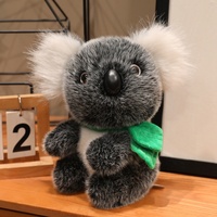Peluche Koala Super Douce et Longue en Polyester, Jouet Animal de Zoo Réaliste pour Décoration d'Intérieur