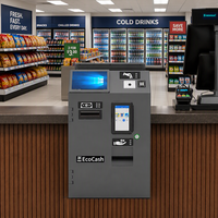 Distributeur automatique intelligent de billets, équipement de traitement automatisé, solution de paiement en libre-service intégrée au PDV, dispositif SDK Intel Core I3