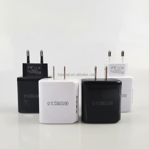 Chargeur double USB 36W, charge rapide 3.0 pour téléphone portable, chargeur mural à charge rapide avec lumière - Product Image 4