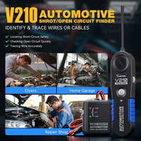 VDIAGTOOL V210 Testeur de circuit automobile 6-42V Détecteur de court-circuit et de circuit ouvert Outil de diagnostic pour la réparation automobile et le suivi des câbles