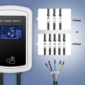 Station de charge <span class=keywords><strong>Tesla</strong></span> murale à grand écran LCD de 4.3 pouces 11KW avec prise NEMA Pile de chargeur 48A avec contrôle par APP WIFI - Product Image 5