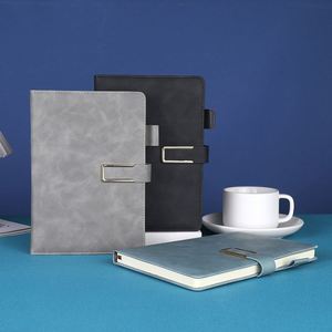 Customized Personalized Planner Hardcover Soft Leather <b>Diary</b> PU Leather Buckle Notebook With Pu Cover for School Business <b>Work</b> - Product Image 5