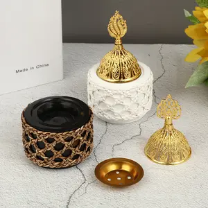 Wholesale New Middle East Mini Incense Burner Metal Coil Incense Holder Incense Burner For Home Decor