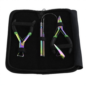 Custom Color Hair Extension Tool Kit with Micro Bead Remover & Closer Plier, Dreadlock <b>Crochet</b> <b>Hook</b> and Hair Parting Ring - Product Image 1