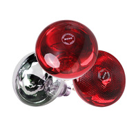 Nouvelle Lampe Chauffante Infrarouge LED Rouge Étanche pour Porcs, Volailles, Animaux, Poussins, Ferme 150W 250W