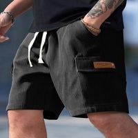 Shorts d'été rayés amples et décontractés pour hommes européens et américains – Short court polyvalent de marque tendance
