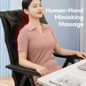 Tragbarer Freizeit-Massagesessel mit Klappfunktion, Vollrücken-Knetmassage, Wärmefunktion, Rollmassage, für Büro und Sofa, Mini Smart Einfacher Relaxsessel - Product Image 2