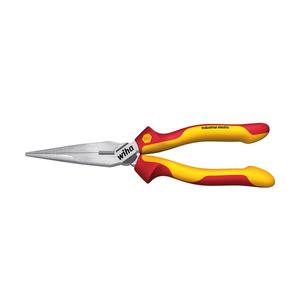 WIHA - 38857 Alicates eléctricos industriales de punta de aguja de 1000V con borde de corte forma recta Alicates y cortadores aislados de 1000V - Product Image 1