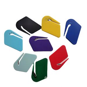 Cuchilla Personalizada para Abrir Sobres, Mini Cuchilla de Plástico para Oficina, Cortador de Seguridad para Papel con Protección - Product Image 1