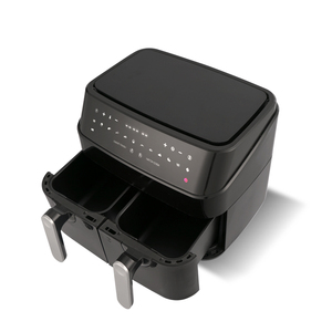 Thông minh thiết bị gia dụng ĐÔI HAI Dual Zone 2 giỏ hơi nước kỹ thuật số Nồi chiên không khí màu đen nhựa cảm ứng nồi - Product Image 3