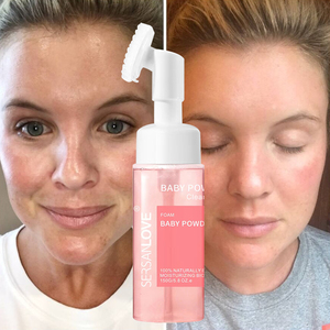 Aloe Vera ácido hialurónico vitamina E limpieza Mousse hidratante suave desmaquillador espuma limpiadora limpiador Facial - Product Image 3