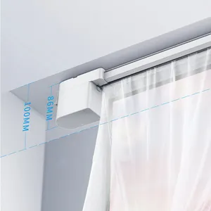 Smart Motorized Curtain Customizable Aluminium Track Curtain Motor Smart With Electric Curtain Motor