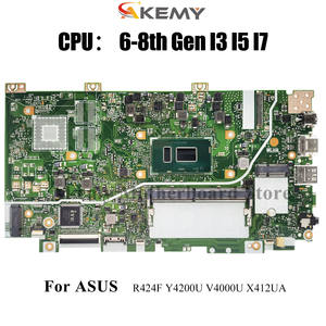 มาเธอร์บอร์ดแล็ปท็อป X412UA สำหรับ <span class=keywords><strong>Asus</strong></span> <span class=keywords><strong>VivoBook</strong></span> V4000U X412U X412UA X412UF เมนบอร์ด X412UB มี <span class=keywords><strong>I3</strong></span> I5 I7ซีพียูทดสอบดี - Product Image 2