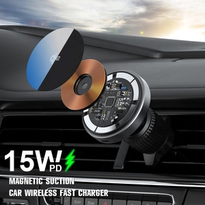 Tech <span class=keywords><strong>Gadgets</strong></span> Electronic 15W Qi2 Car Cargador magnético inalámbrico para <span class=keywords><strong>iPhone</strong></span> 12 13 <span class=keywords><strong>14</strong></span> 15 16 <span class=keywords><strong>Pro</strong></span> <span class=keywords><strong>Max</strong></span> - Product Image 5